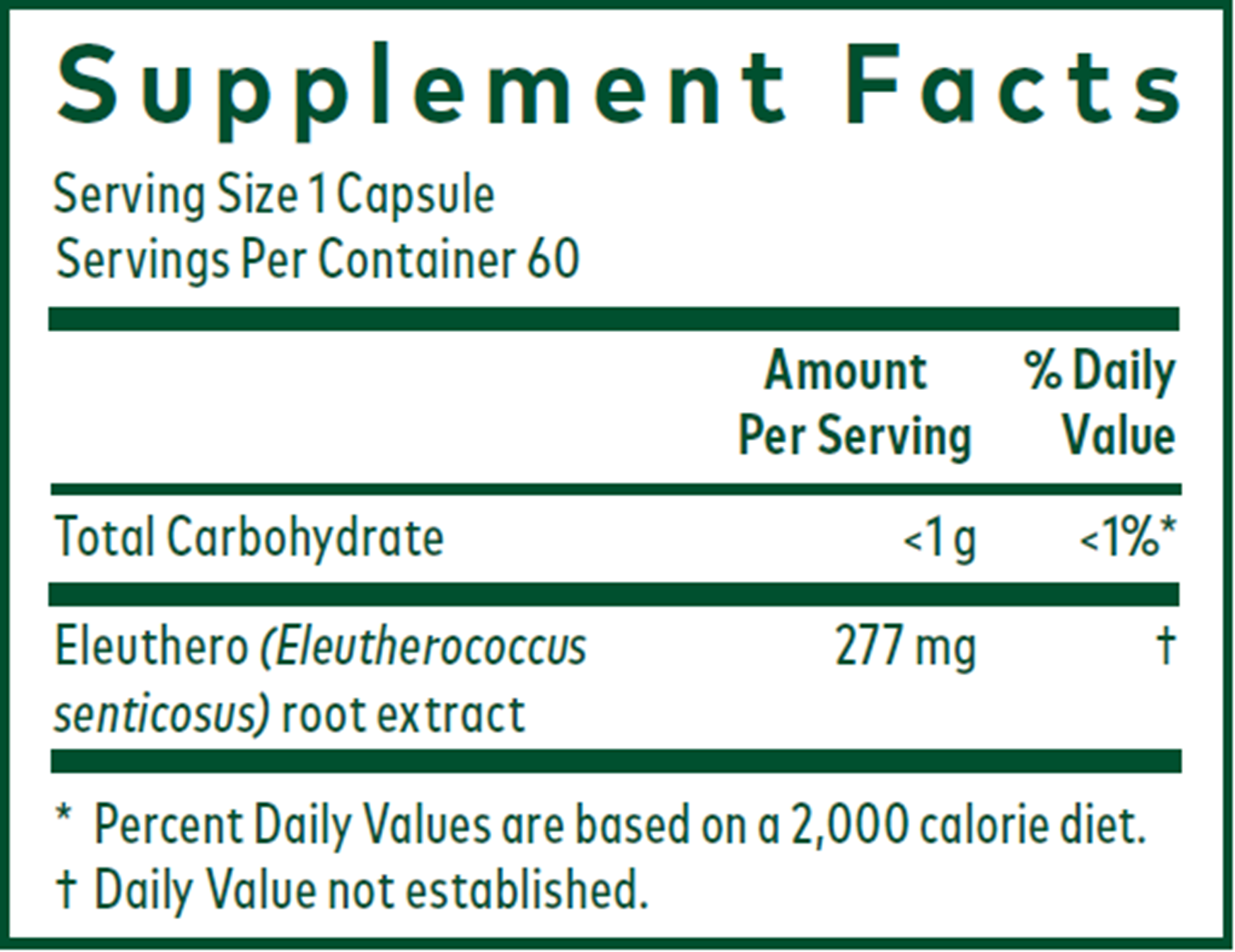 Eleuthero Root